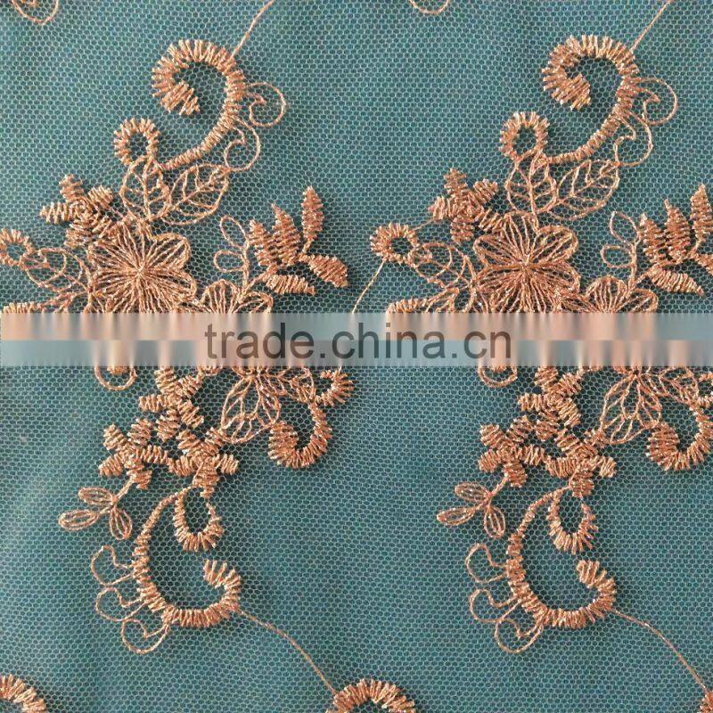 WHOLESALE GIRL DRESS WITH PLAIN EMBROIDERY FABRIC FOR WEDDING