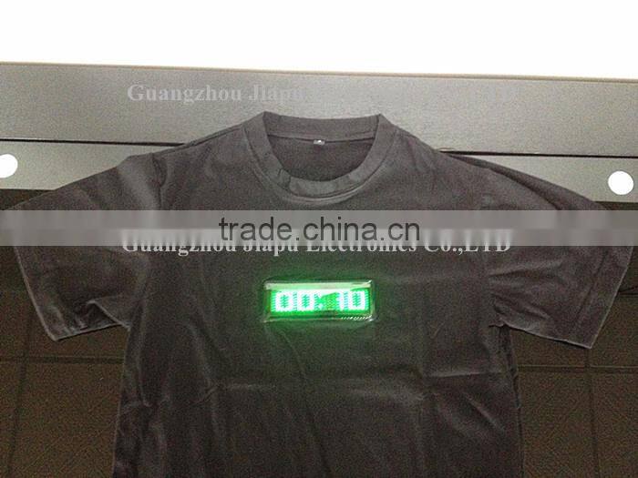2015 new style fashion LED t shirt panel with led light