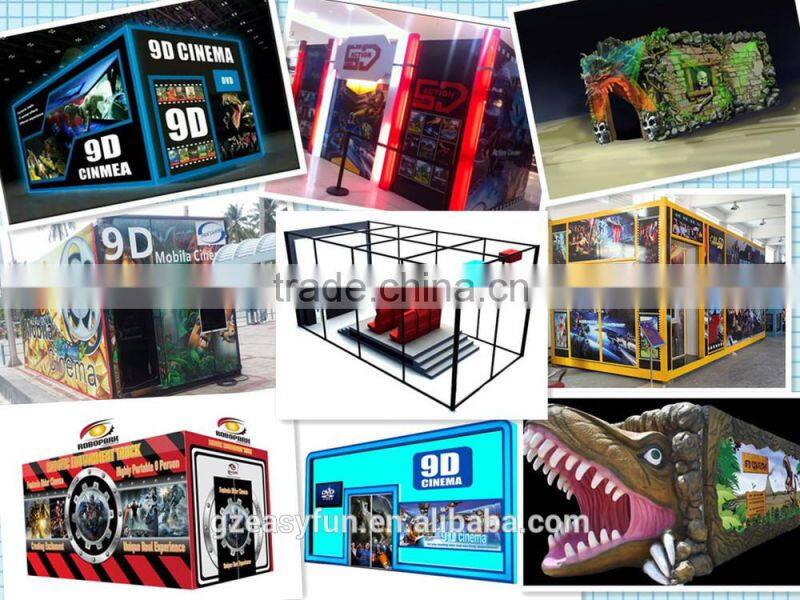 New fashion 2015 truck mobile 5d cinema,mini 5d projector cinema made in china