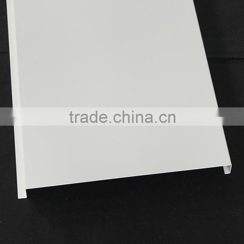 Width 300mm G Shaped Waterproof Metal Ceiling Suspended Metal Sheet Ceiling Tiles