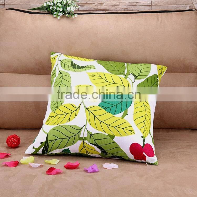 Pure Cotton Tree Leaves Environmental Protection Cushion Cover