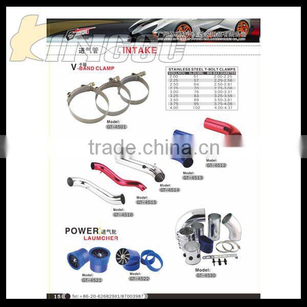 Aluminium Silver V-band pipe clamp