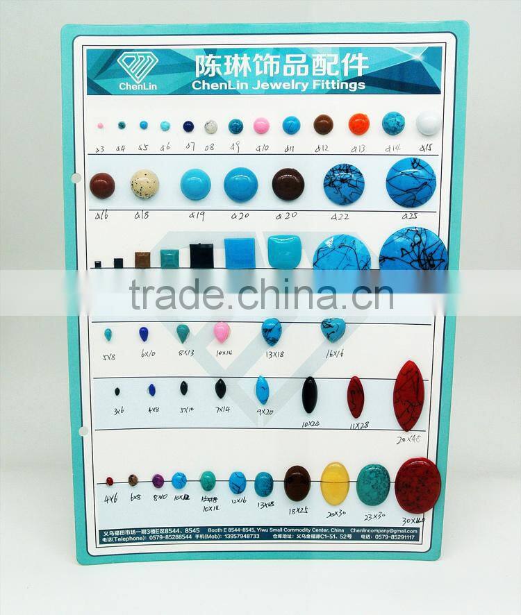 acyrlic turqouise blue resort nail arts Colorful Bead Stone ball neon diy