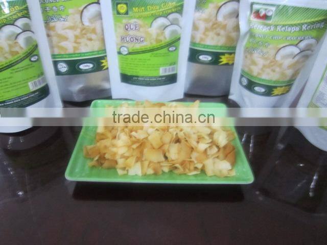 good taste roasted coconut chip snack