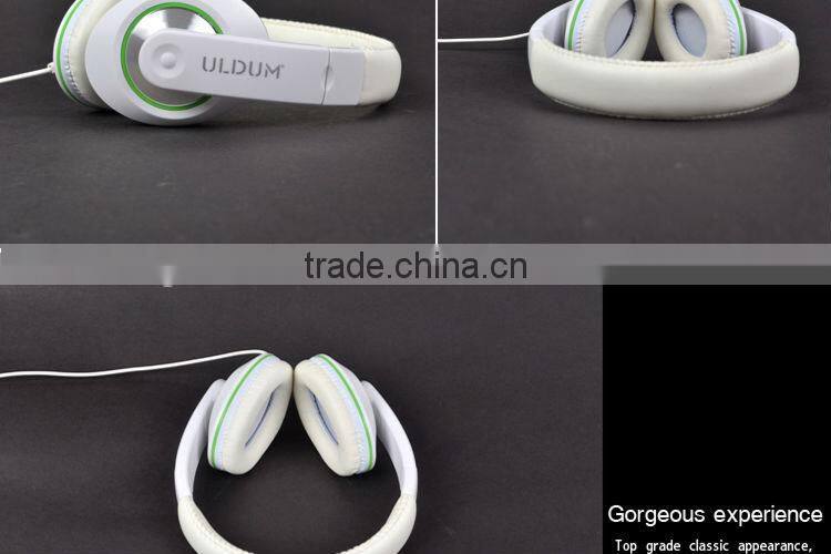 ULDUM 2013 New arrival hot selling Headphone with Mic Cool Stereo Headphone