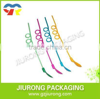 plastic straw with different colors Disposable drinking straws