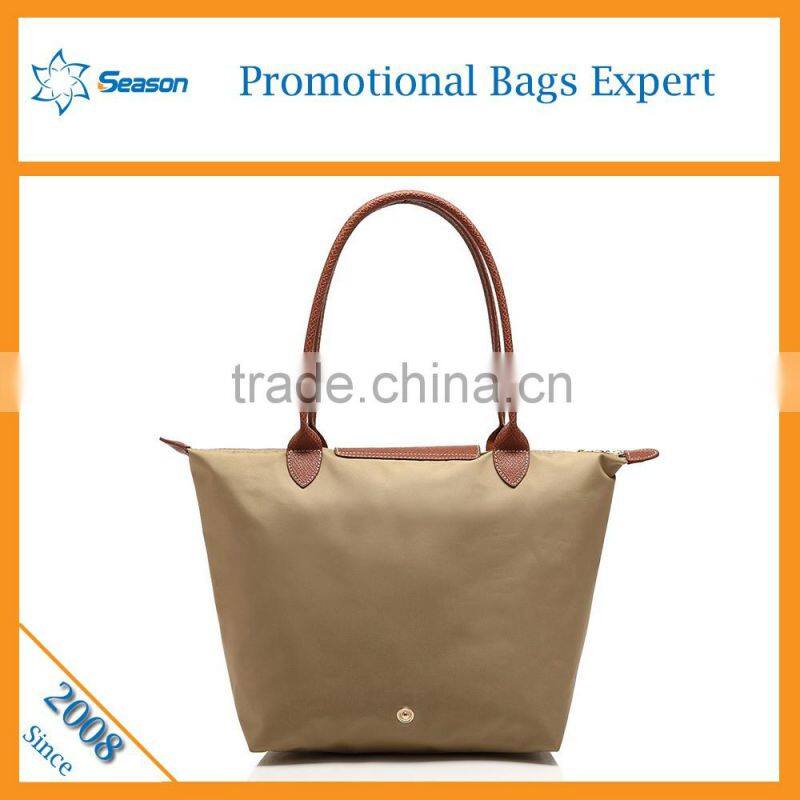 Wholesale reusable shopping bags nylon foldable shopping bag