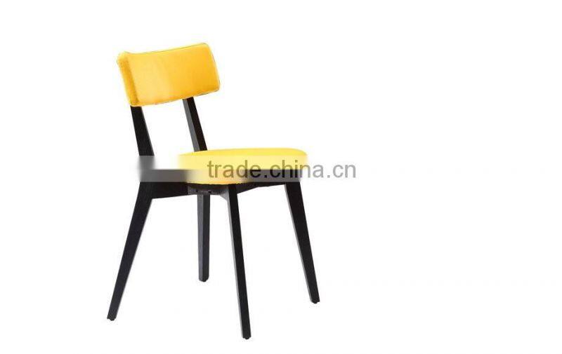 Best Sale Modern Cafe Chairs Resturant Dining Chair With PU Base B75#