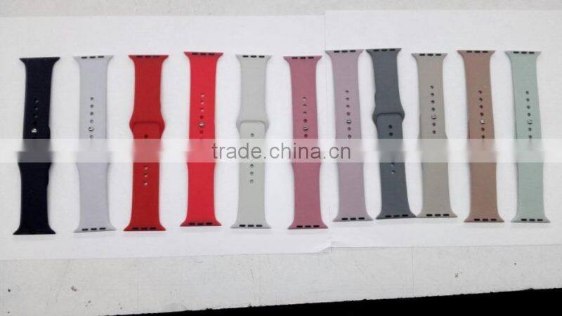Smart Watch Silicone Fitness Watch Band Wrist Band Replacement Wristband for Apple Watch