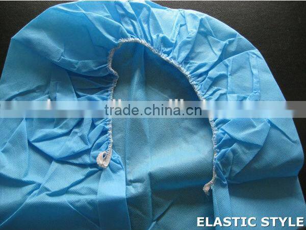 Disposable nonwoven elastic bed sheet cover