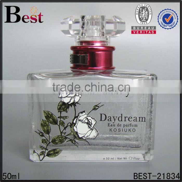 70ml clear empty glass perfume bottles body shape