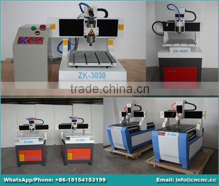 Small PCB CNC Router Milling Drilling Engraving Machine 400*400MM ZK-4040