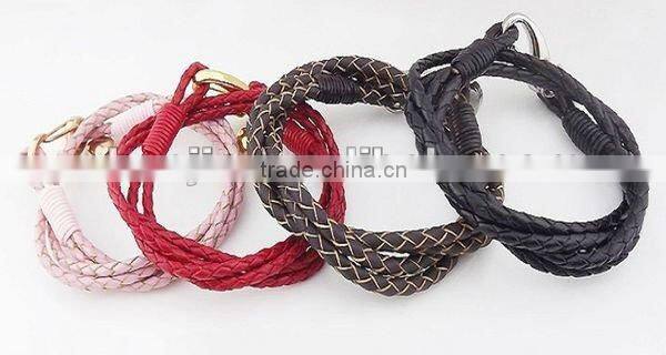 2013 good luck leather bracelet wholesale for girls #16000-1
