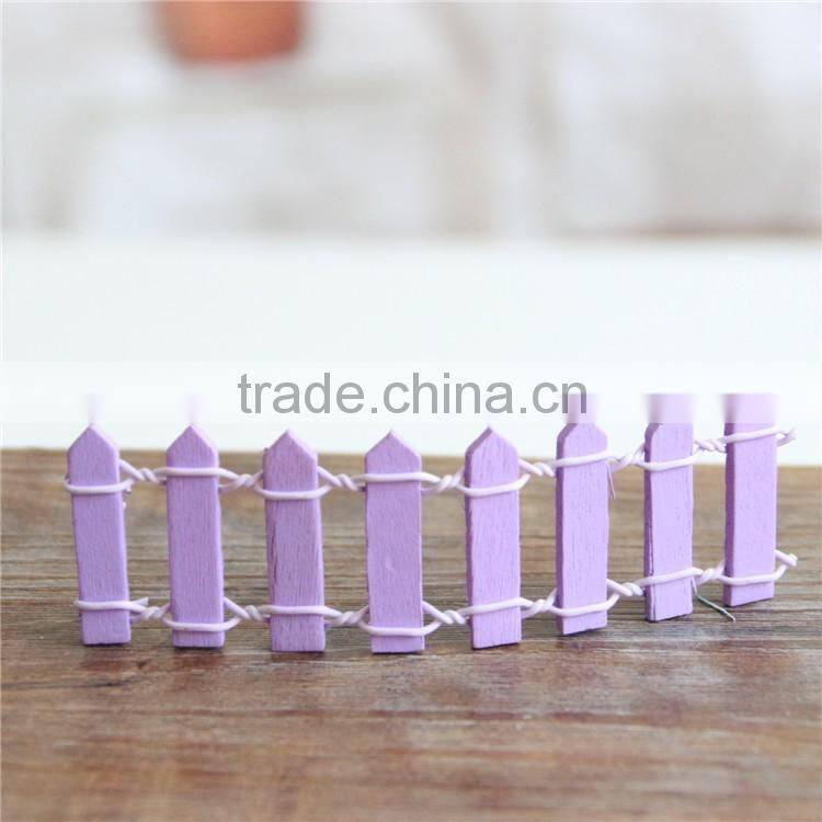 462698 Gifts & Crafts Resin Crafts Fence Micro Landscape Resin Ornament Of Fence Decorations For Bonsai Plants
