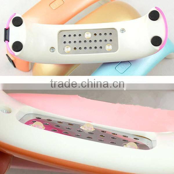 2016 Newest Design 9W Mini CCFL+LED UV Lamp Nail Dryer for Nails Art Curing Gel