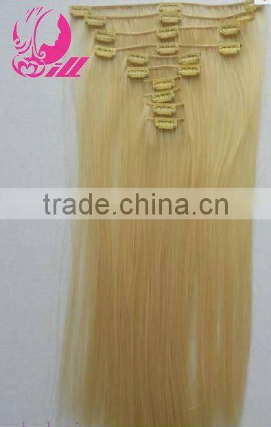 160g Clip In Hair Extensions For Black Women Brazilian Hair Remy Hair Extensions No Sheding