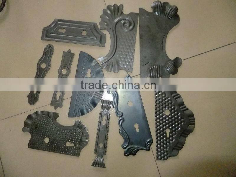 wrought iron stamping plates lock/ door plates