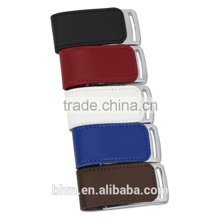 High speed ultra-thin leather usb memory stick, special usb flash drive