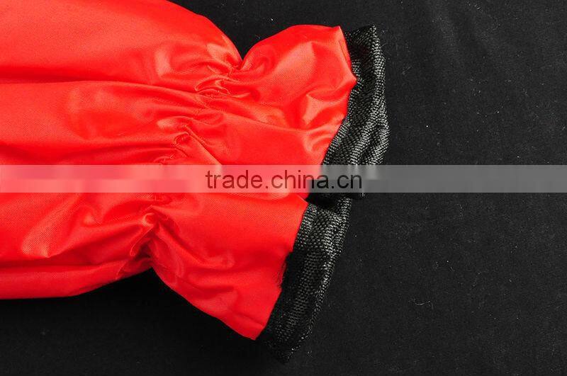 new style plastic waterproof ice scraper with cleaning gloves