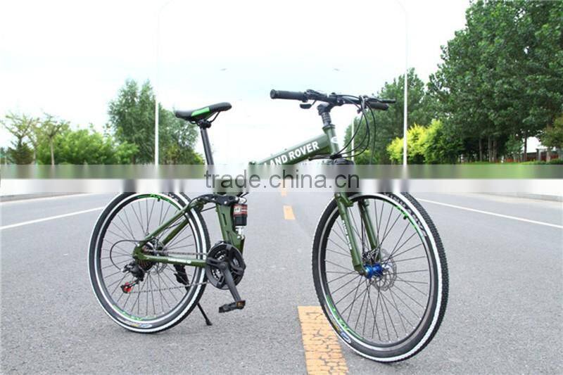 26-inch folding mountain bike 21 speed dual disc brakes student bike