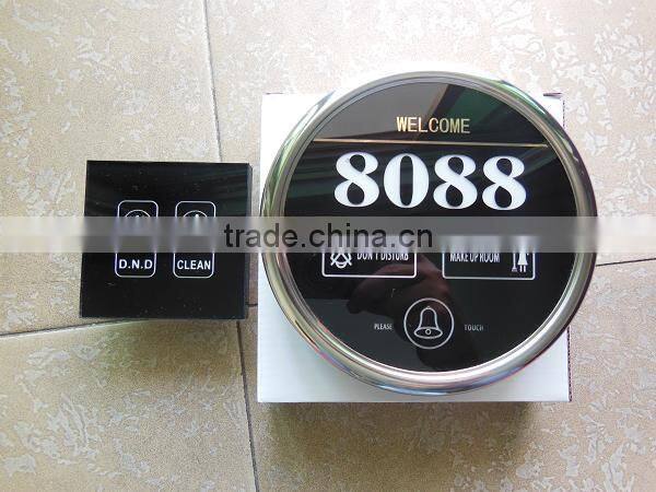 New hotel doorbell touch panel smart sensor light switch