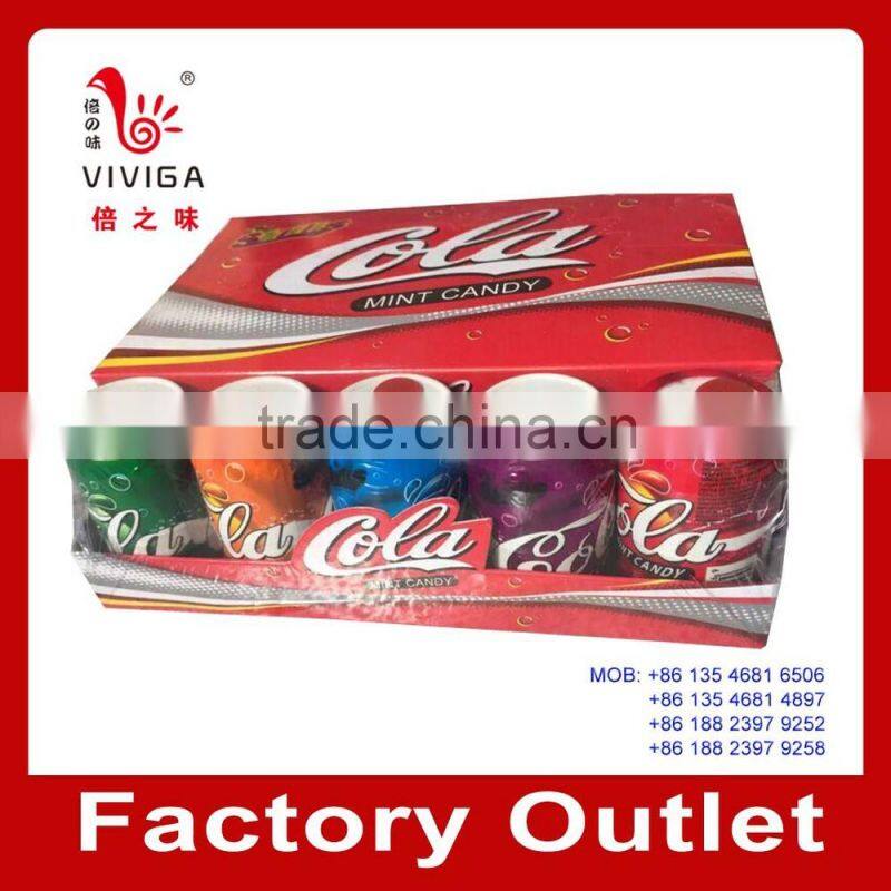 Cola jar mint flavor chew mint candy