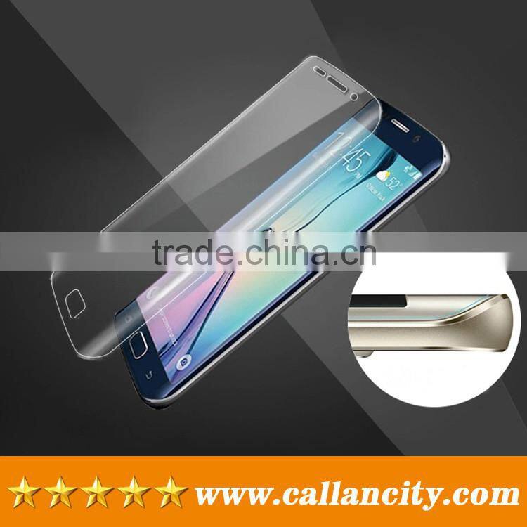 3d full cover screen protector tempered glass for samsung s6 edge