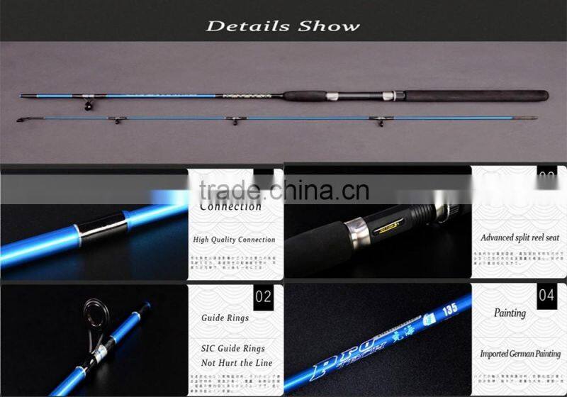 5FT Fiberglass Poles Surf Fishing Rod Blank Spinning Lure Rod