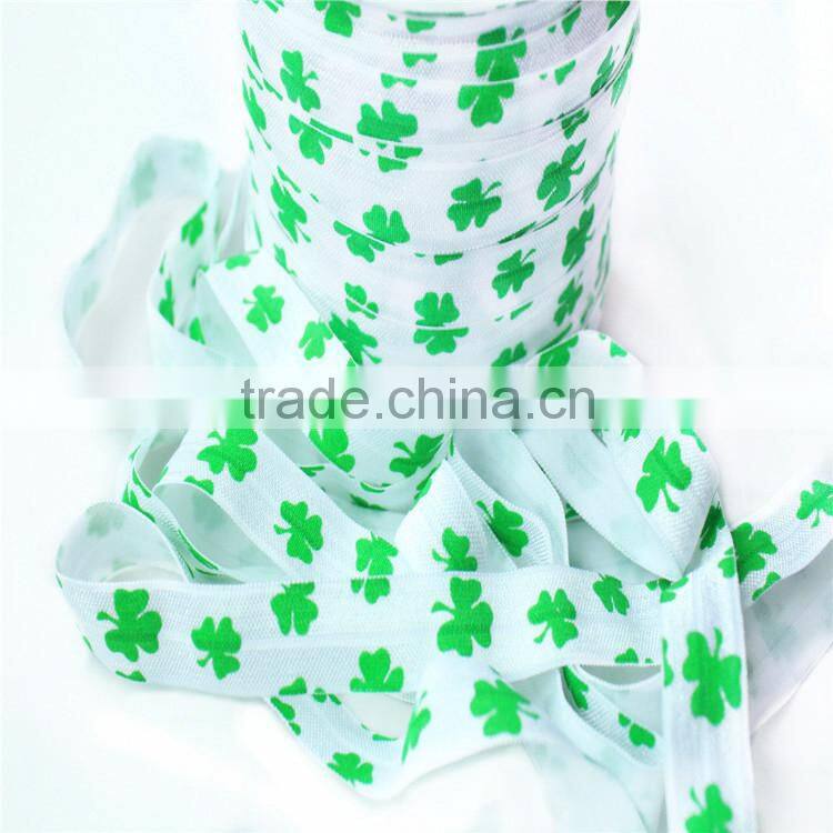 Hot sell 3-4 frilly elastic band, FOE hair elastic ties , lace elastic hair bands for baby