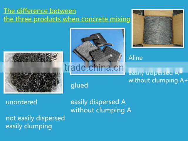 Steel Material Waved Steel Fiber Reinforced Refractory