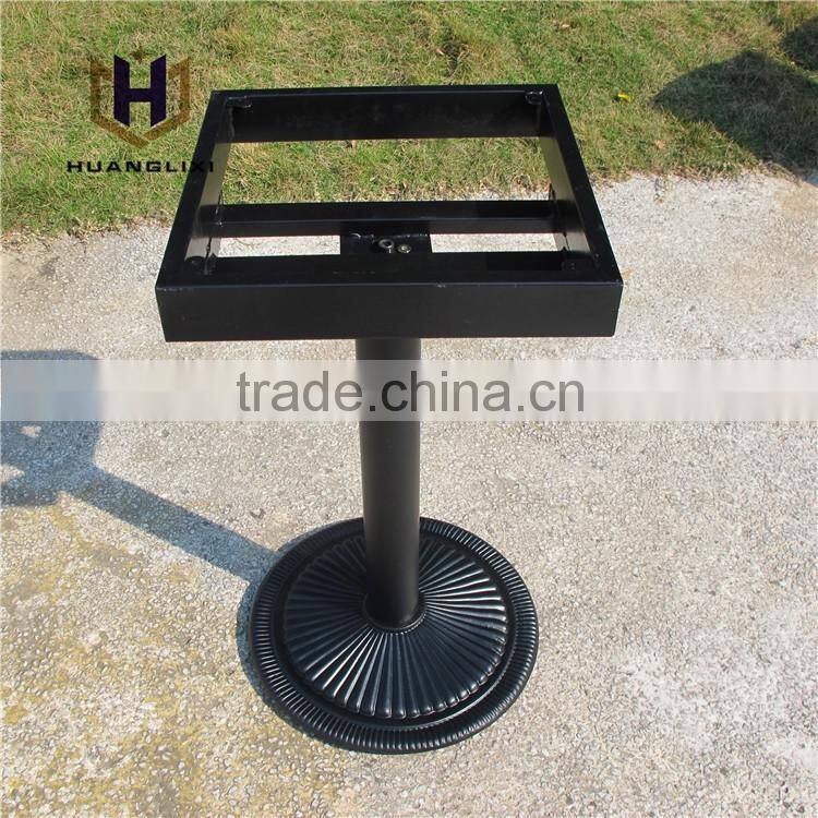 Wrought iron table legs