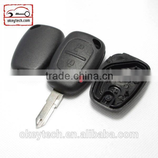 Okeytech car key Renault 2 buttons remote key shell renault key case 206 blade