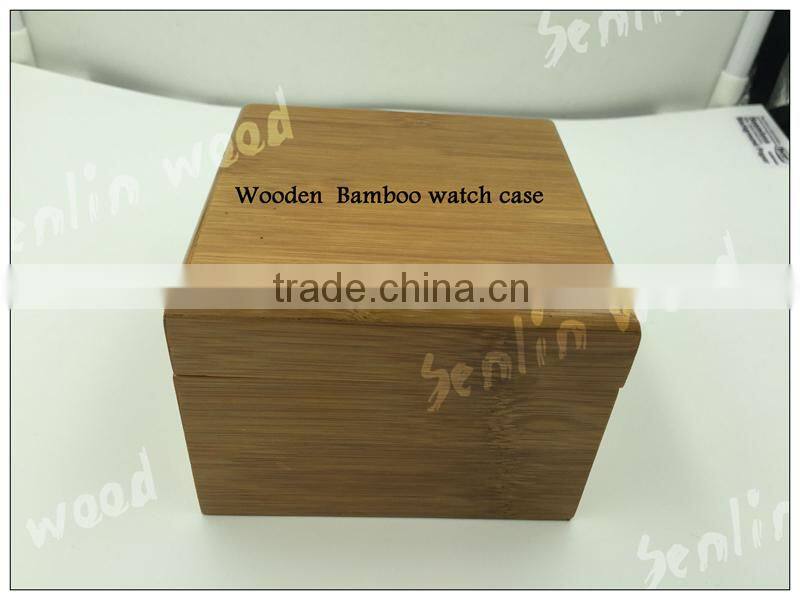 2015 Man Wooden Watch Ebony case even strap / Japan calendar movement