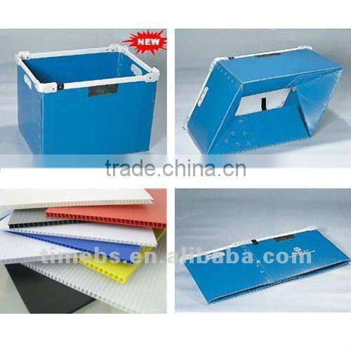 PP corrugated multi-purpose plastic container