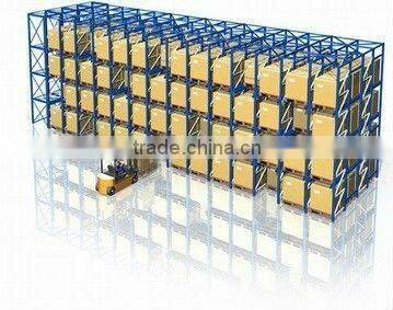 Warehouse storage drive-in rack