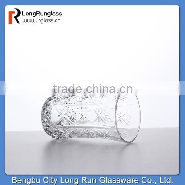 LongRun fashinable crystal home use milk&fruit juice glass tumbler