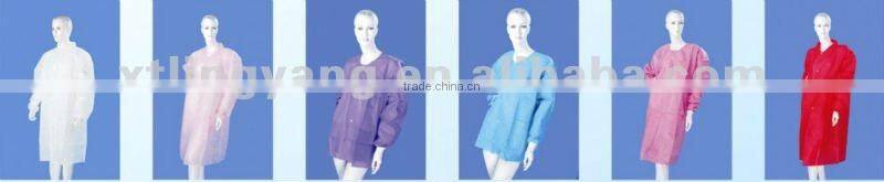 disposable PP/SMS/PVC/Nylon medical use apron