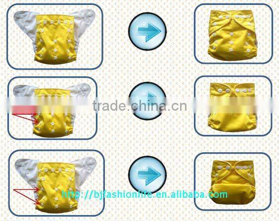 Eco-friendly naughty baby cloth diaper cartoon print cute cloth nappy