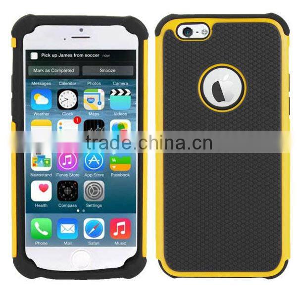 for iPhone6 plus 5.5" pc and silicone covers with football lines