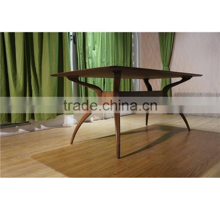 Restaurant Furniture Solid Rubber Wood Dining Table Set