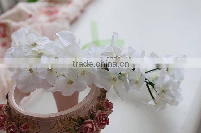 White Flower Head Wreath Garland For Wedding Prom Party And Christmas Decoration
