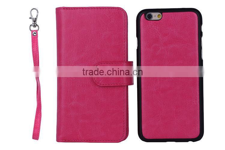 Wholesale Cell Phone Case For iP 6/Wallet Leather Cell Phone Case