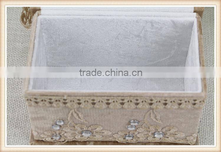 Beautiful velvet box tissue
