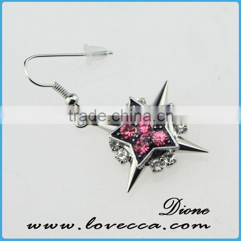 Cheapest bulk order fashion women silver button earring wholesale