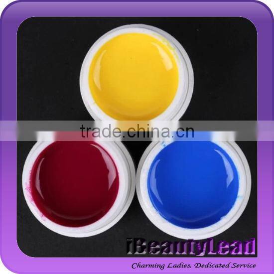 hot sale 36 colors nail solid gel uv gel set pure color nail art set