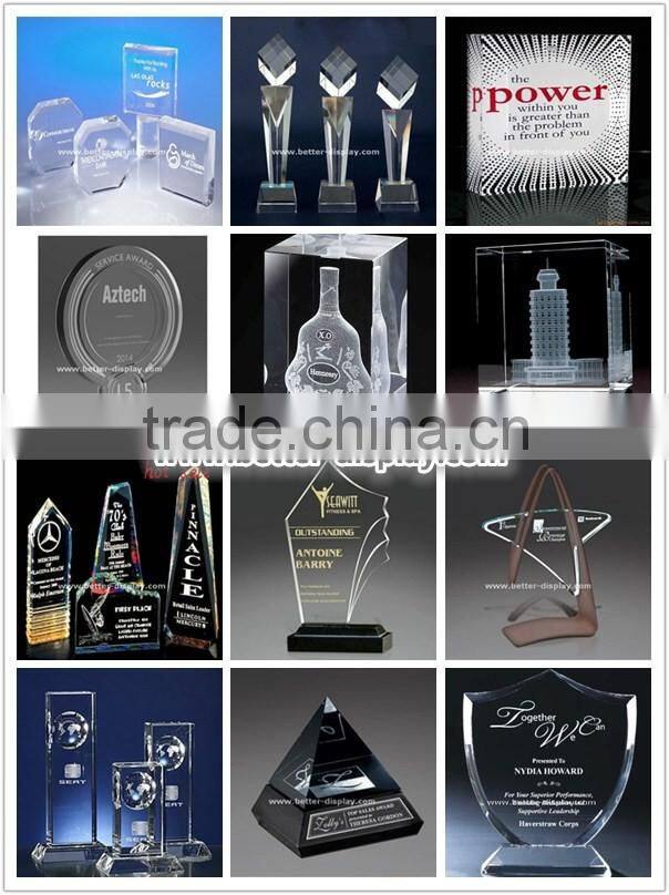 Personalized custom acrylic sports cup and trophies