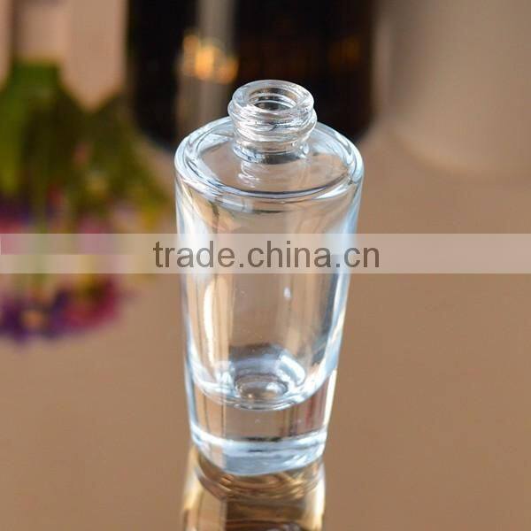 Transparent nail polish glass bottle