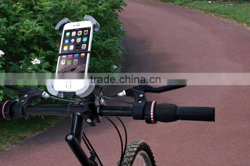 universal premium phone mount for bicycle motorcycle handlebars 360 degree rotation fits any smartphones and GPS