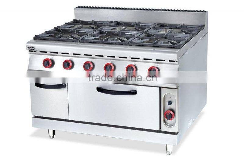 hot selling commercial heavy duty gas range burners/gas oven restaurant kitchen equipment