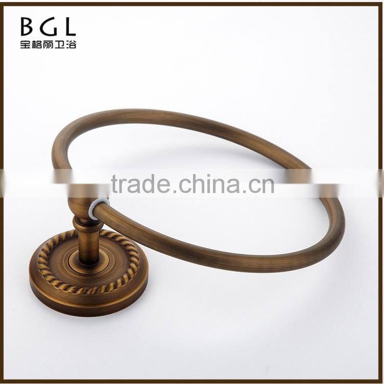 11532 china factory shop line bathroom fittings new fashion antique round towel ring